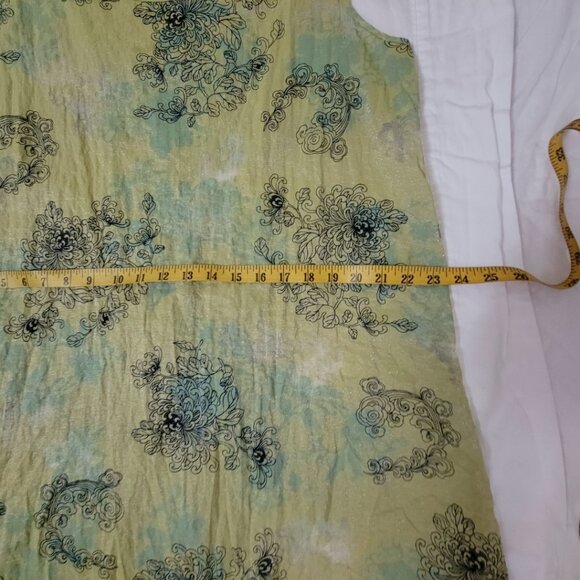 Cut Loose Dress XL Summer Dress Comfortable wrinkle style print - Picture 10 of 13